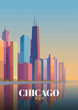Chicago Skyline Illustration