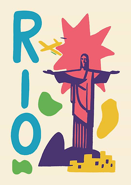 Rio de Janeiro Travel Poster