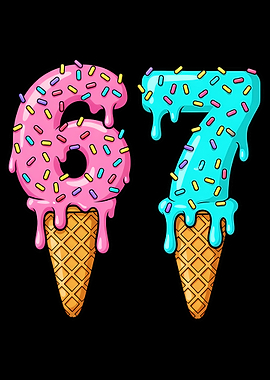 Sweet Sixty-Seven Ice Cream Numbers