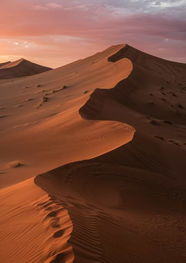Desert Dunes at Sunset