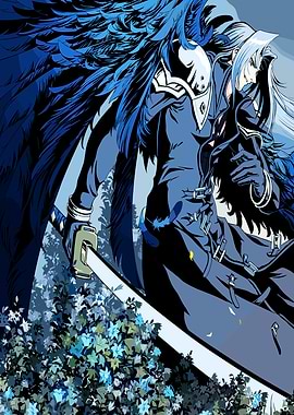 Sephiroth with Wing and Sword