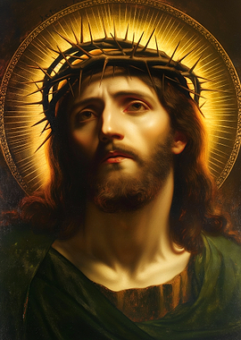Jesus Christ with Crown of Thorns