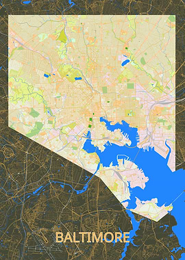 Baltimore City Map