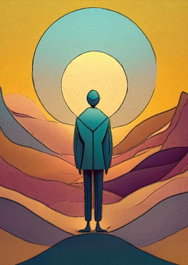 Gazing at Circular Sun