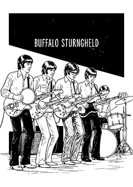 Buffalo Sturngheld Band Illustration