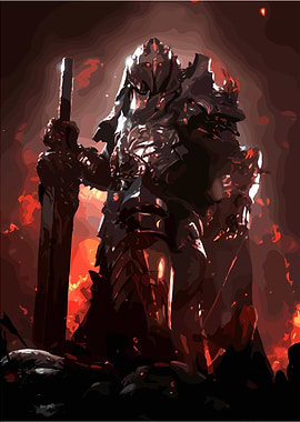 Raven Game Character Portrait