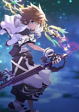Kingdom Hearts Sora Artwork