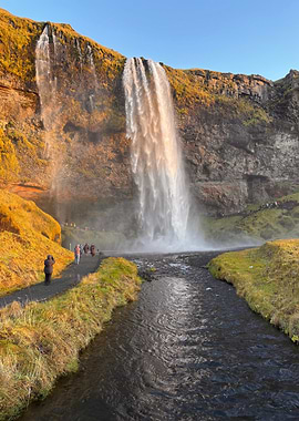 Seljalandsfoss Waterfall, Iceland