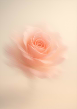Blush Rose in Soft Focus