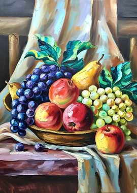 Fruit Still Life Painting