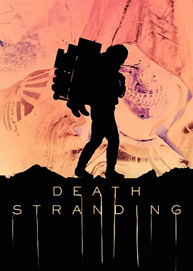Death Stranding Silhouette Poster