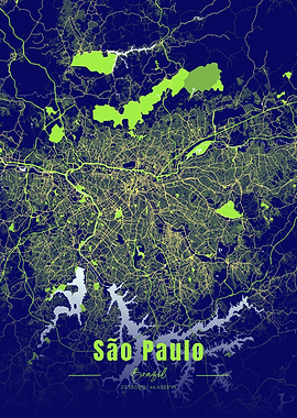 São Paulo City Map