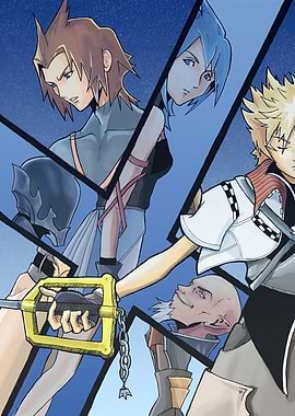 Kingdom Hearts Characters Illustration