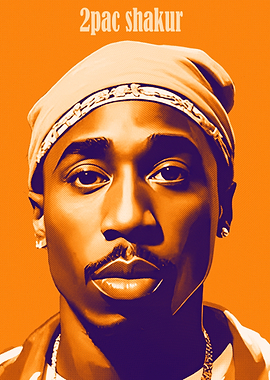 2Pac Shakur Portrait