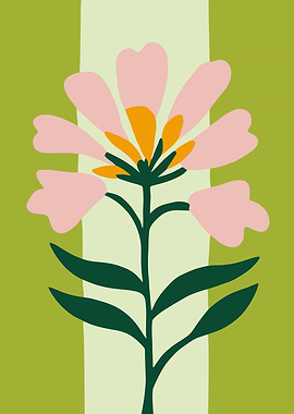 Stylized Floral Illustration