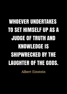 Einstein Quote: Laughter of the Gods
