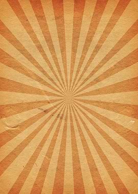 Vintage Sunburst Pattern on Paper Texture