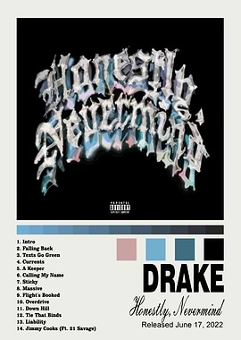 Drake - Honestly, Nevermind Album Cover