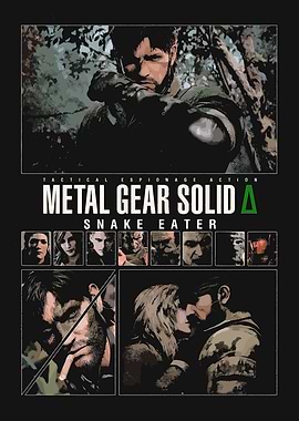 Metal Gear Solid Snake Eater Poster