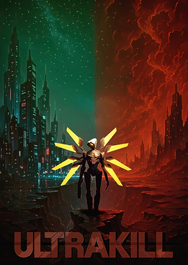 Ultrakill Robot Cityscape