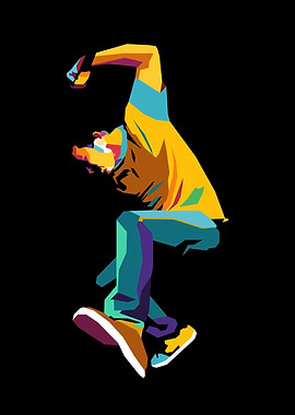 Colorful Timeless Rock in Motion