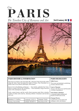 Paris: The Timeless City of Romance