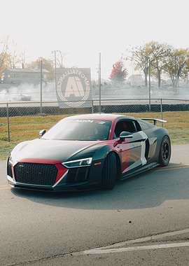 Custom Audi R8 on Track