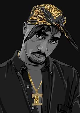 Tupac Shakur Portrait