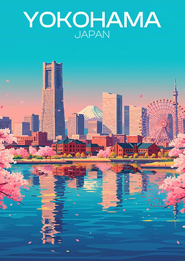 Yokohama Japan Cityscape, The Port of Future