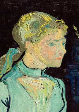 Adeline Ravoux (1890) by Vincent Van Gogh