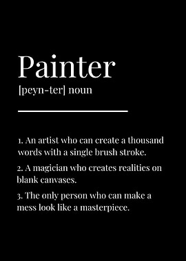 Funny Painter Definition
