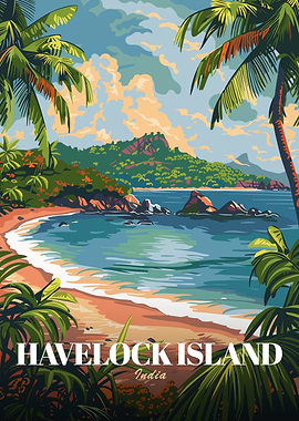 Havelock Island, India Beach Scene