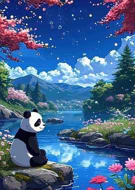 Panda Lake Animal