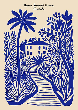 Home Sweet Home Florida Art Print