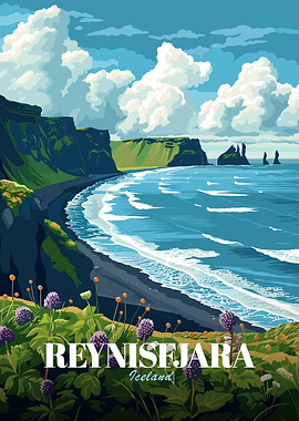 Reynisfjara Iceland Coastal Landscape