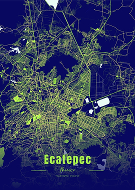 Ecatepec Mexico City Map
