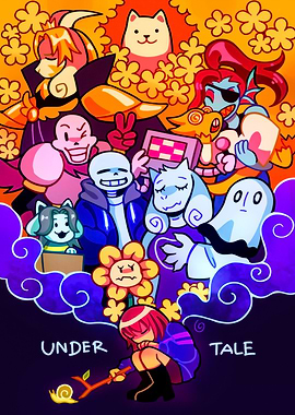 Undertale characters illustration