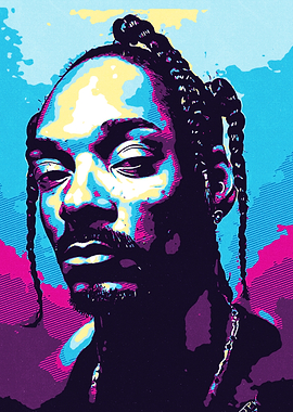 Snoop Dogg Pop Art Portrait