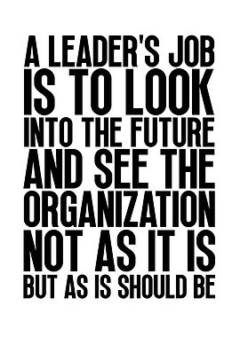 Leadership Quote: Future Vision