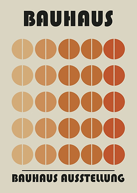 Bauhaus Ausstellung Poster