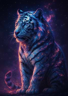 Cosmic Tiger Portrait