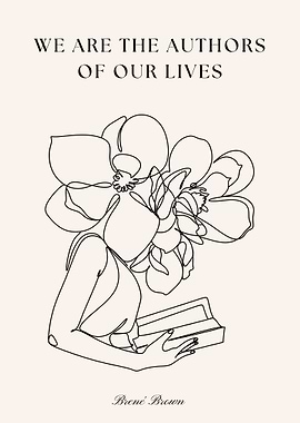 Authors of Our Lives Line Art