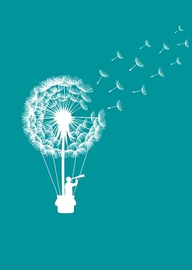 Dandelion Air Balloon with Observer