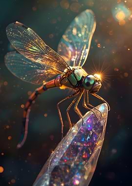 Dragonfly on Crystal Point