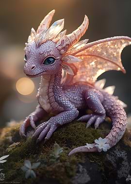 Cute Crystal Dragon