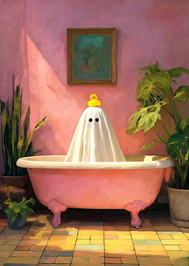 Ghost in a Pink Bathtub
