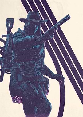 Arc Raiders - Futuristic Cowboy with Gun