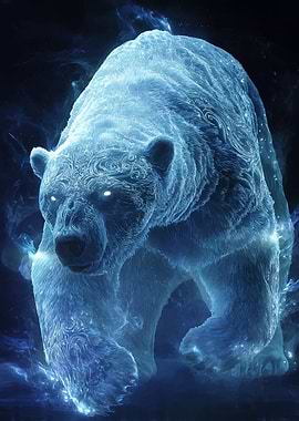 Mystical Blue Bear