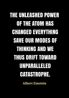 Einstein Quote: Unleashed Power of Atom
