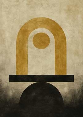 Abstract Geometric Shapes Art